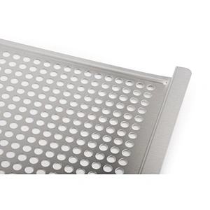 smoke slotted and holes on bbq grill and tray Square grill Topper pan