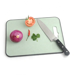 New flexible kitchen plastic cutting board with sharpener