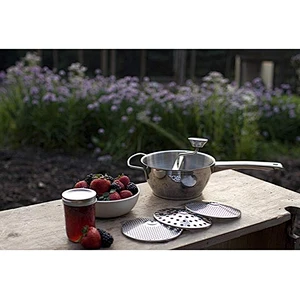 kitchen accessories kitchen gadgets manual stainless steel vegetable food mill with 3pcs blades