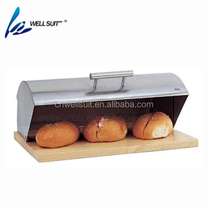 2018 Unique design colourful metal bread box