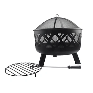 Outdoor Decorative iron brazier for barbue