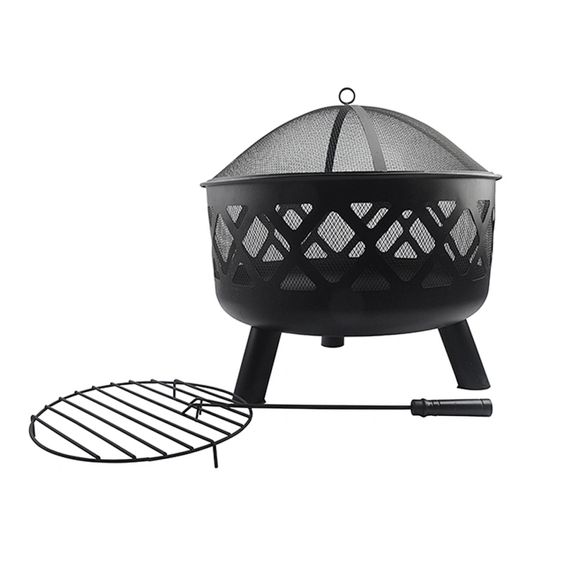 Outdoor Decorative iron brazier for barbue