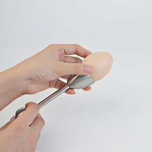 Stainless steel egg topper egg opener cracker