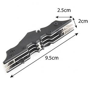 Black Aluminium Handle Stainless Steel Blade  Pocket Folding Knife