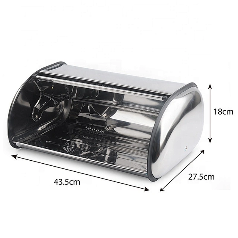 Kitchen metal canister Stainless Steel Bread Box for kitchen, bread bin, bread storage Bread holder