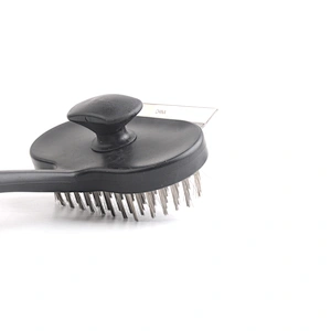 Wood Handle  Fiber Kitchen Sisal Wash Brushes Mini  Dish Cleaning Brush
