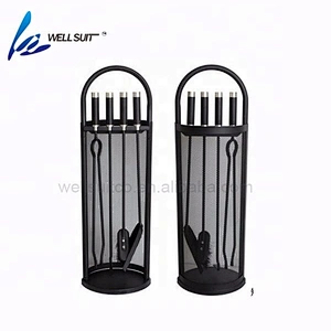 copper powder coating fireplace accessories shove brush poker clam