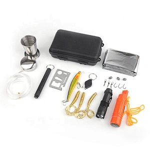 New professional multi purpose outdoor survival fishing kit with carry box