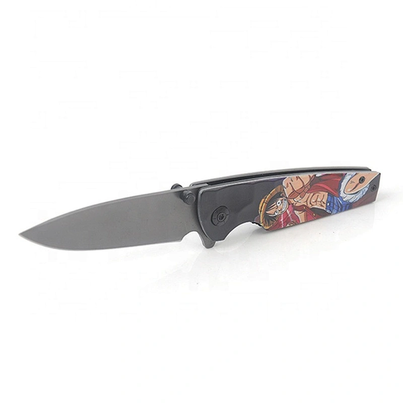 2019 Multifunctional Cartoon Pattern  Handle  Big Folding Knife
