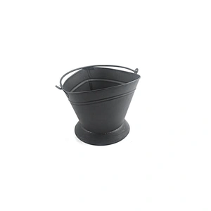 Log holder Oval Ash Bucket with Shovel Kit Garden Fireplace Bucket