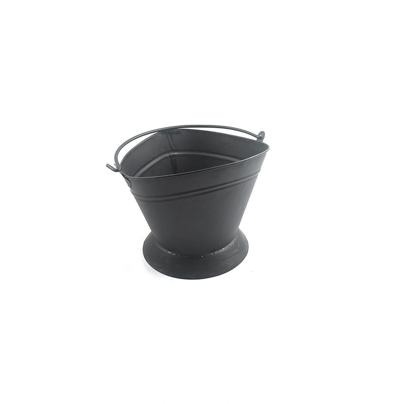 Log holder Oval Ash Bucket with Shovel Kit Garden Fireplace Bucket