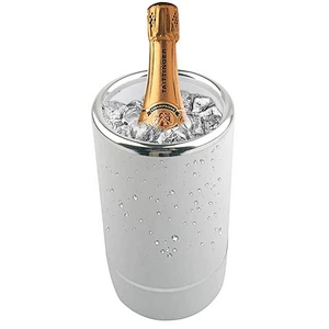 Plastic champagne bucket with double wall
