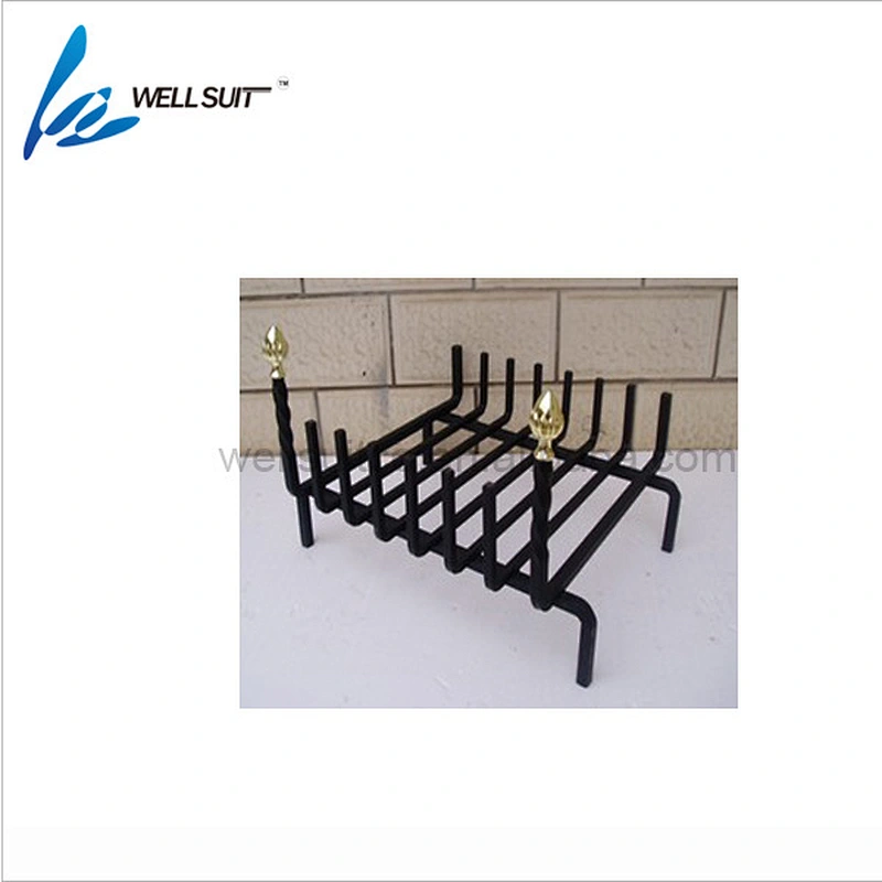 Wrought Iron Firewood Log Rack Firewood Log Holder Basket Fireplace Log Grate