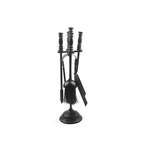 5-Piece Iron Metal Indoor Outdoor Fireplace Tools Set