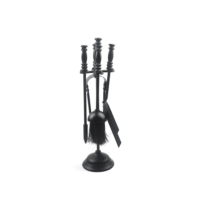 5-Piece Iron Metal Indoor Outdoor Fireplace Tools Set