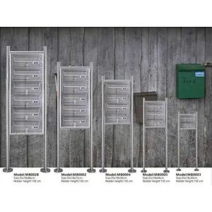 Wall-mounted Iron offices Mail box