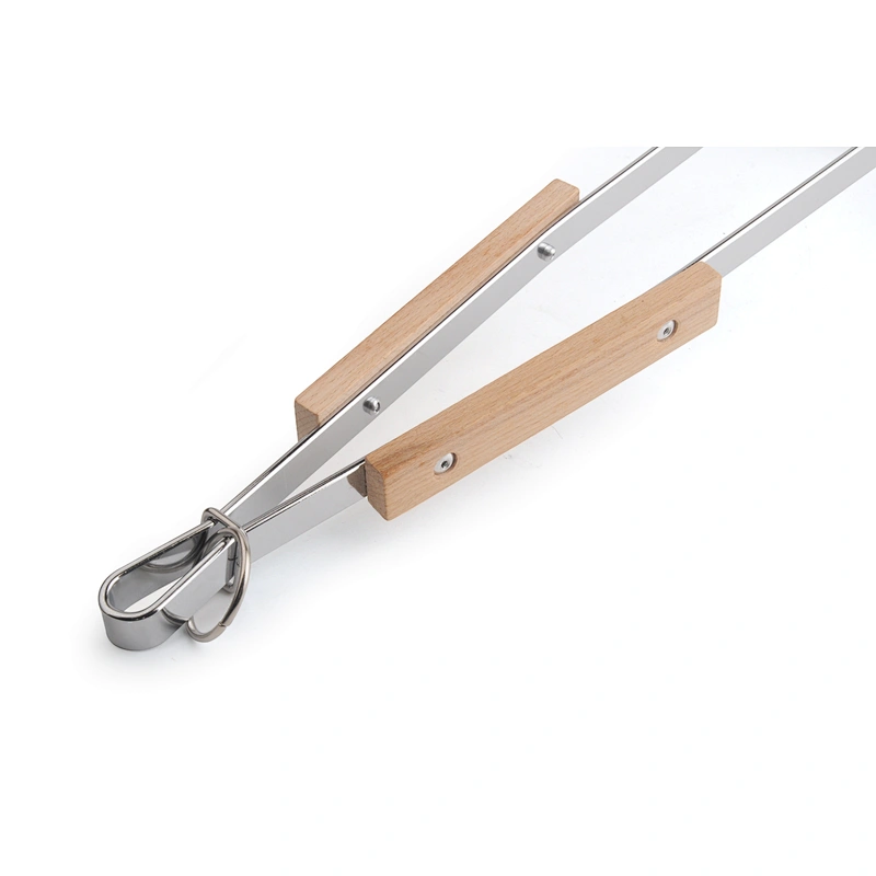 Premium One-Piece  Stainless Steel Multipurpose Gripper Bread Pizza Clip/Steak Clamps/Barbecue Tongs