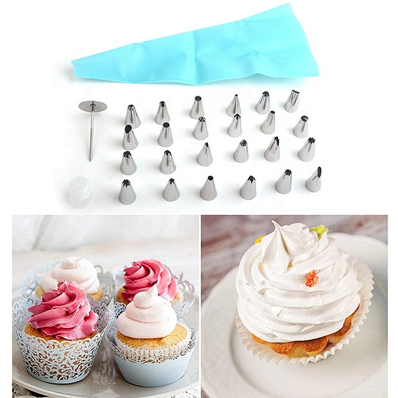 Seamless 304 Stainless Steel Cake Icing Nozzle Piping Tip