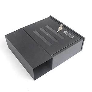 Modern Lockable Metal Mailbox Commercial Rural Home Decorative Mailboxes for sale