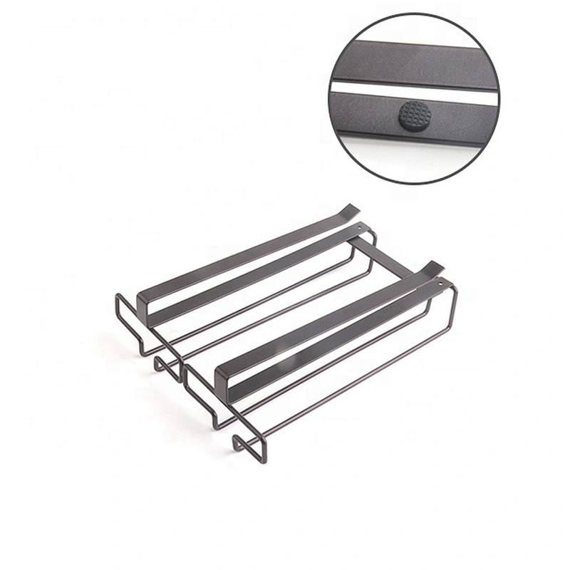Under cabinet display rack drinking glass rack wine glass hanging rack