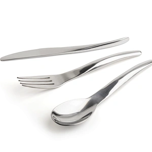 stainless steel portable travel cutlery set with straw in box
