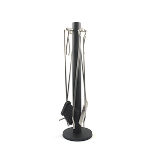 Black coating iron Traditional fireplace accessories 5pcs  fireplace sets