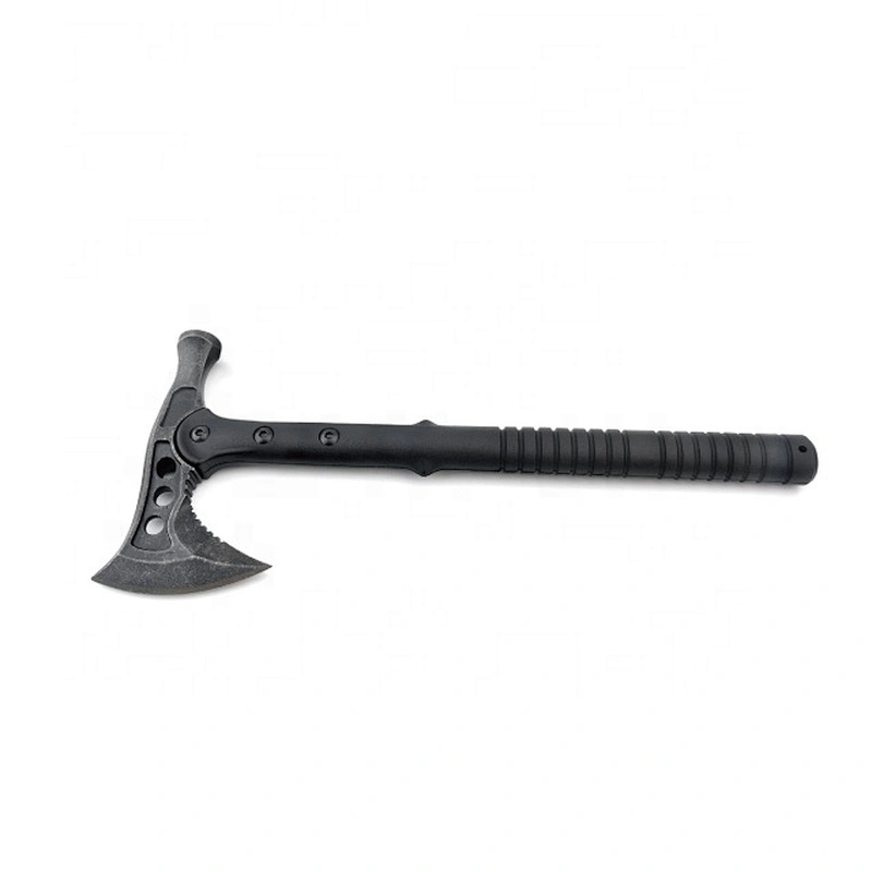 Die Casting 2-Sides Stainless Steel Hatchet Survival Camp Hand Axe with Nylon Fiber Handle