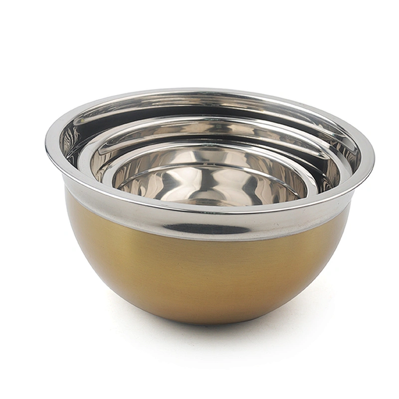 Cheap wholesale Non Slip Bottom Multipurpose Stainless Steel Mixing Bowl set