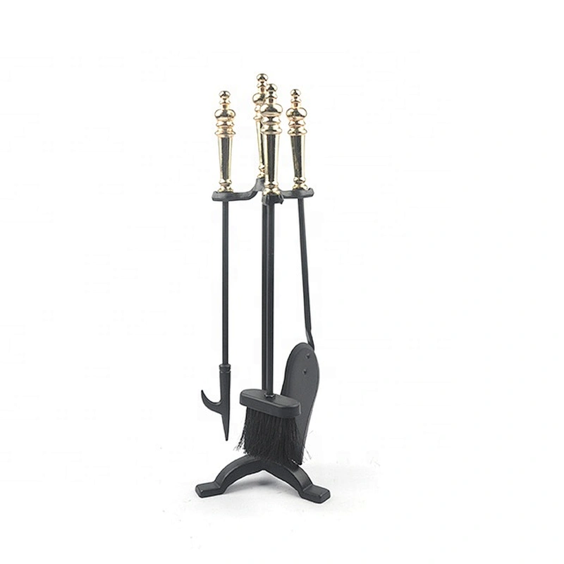 Fireside standing zinc alloy fireplace tools set for sale