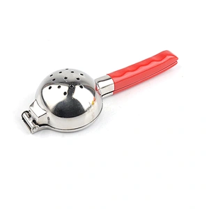 Multifunction food grade  stainless steel kitchen  manual lemon-squeezer  fruit juicer  with PVC handle