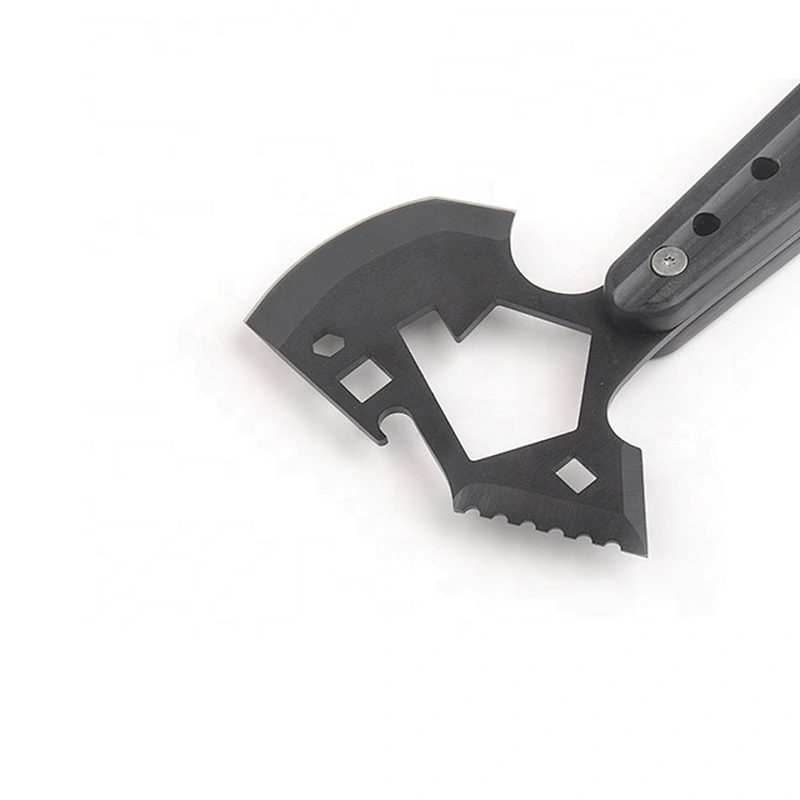 Multi Function Black Coating Head Outdoor Camping Hatchet Axe with ABS Handle