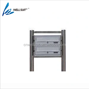Modern rust proof parcel box stainless steel parcel container no need wall mounted delivery box