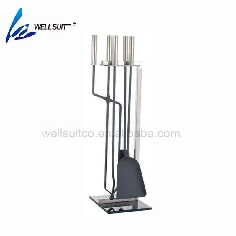 Stainless Steel Handle fireplace tool set fireplace accessory