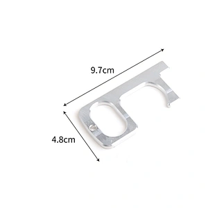 Hygiene Antimicrobial Hand Keychain Touchless Door Opener No Touch Key