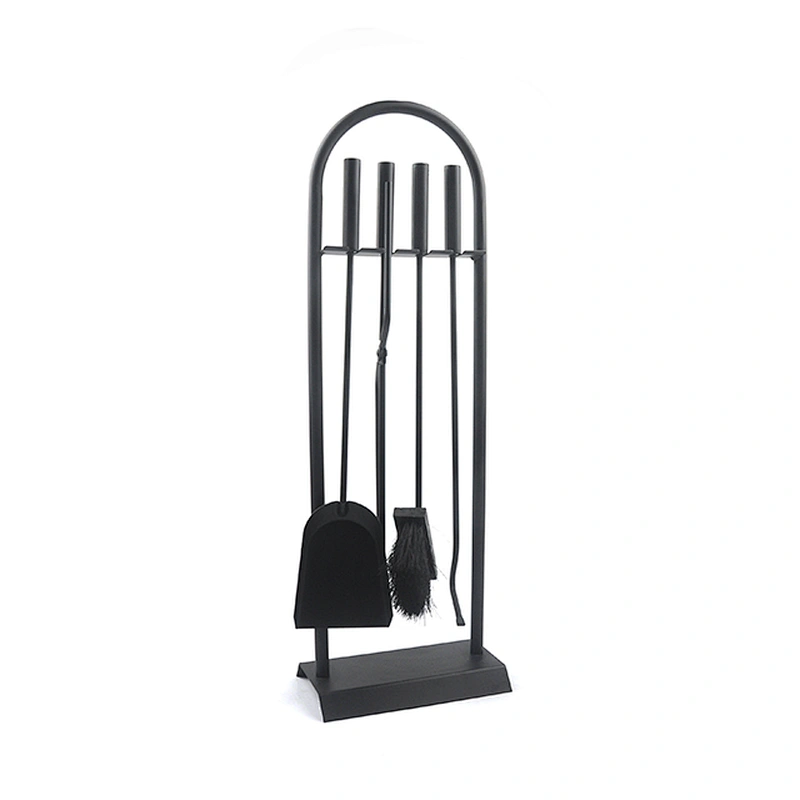 Convenient carrying handle 4 tool set decorative tools fireplace accessory