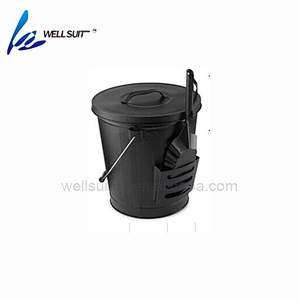 New Fireplace Tools/ fireplace accessory black ash bucket/ash hod