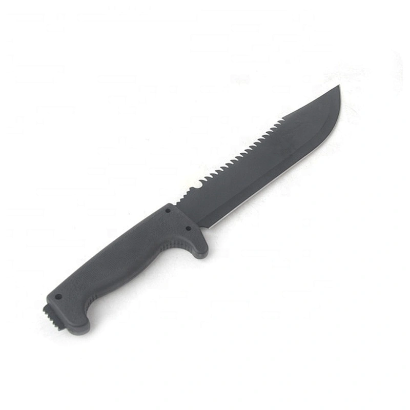 2 In 1 Stainless Steel Blade  Outdoor Knife Survival Machete with Saw