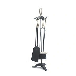 Hot Selling and High Quality Fireplace Tool Set Metal Fire Side Tools Set