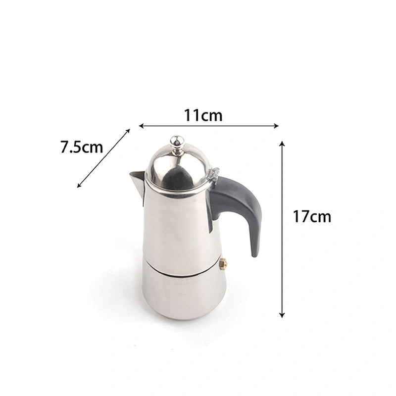 Endurable stainless steel coffee pot