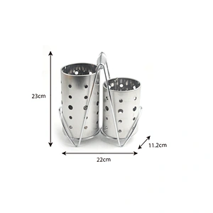 Hot selling Simple Stainless Steel Kitchen Utensils Holder /Cutlery Holder /Chopstick Holder