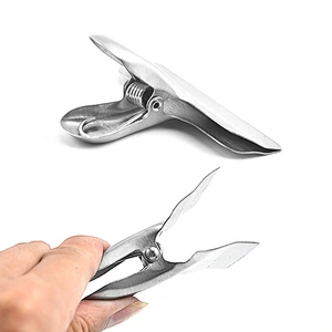 Hot selling good quality stainless steel hot food bag seal clip