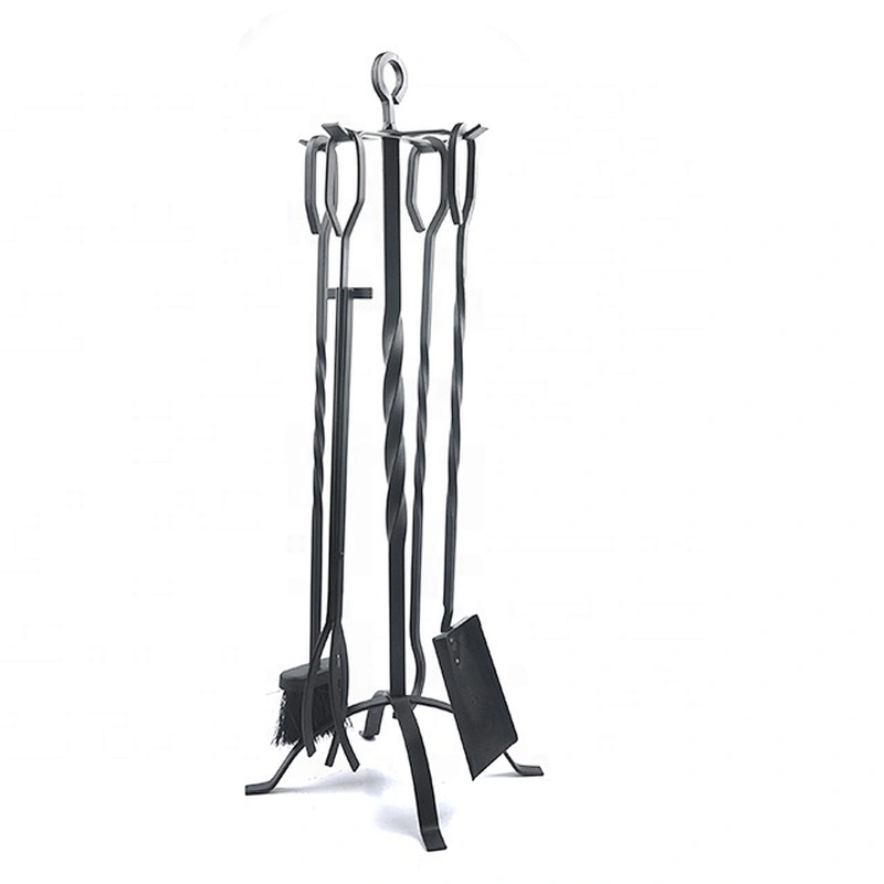 Hot selling new design easy to hang fireplace tools set of 4pcs