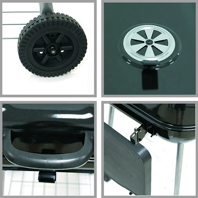 Simple kitchen commercial indoor charcoal iron bbq grill