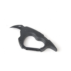 Hot multifunctional flashlight folding carabiner knife