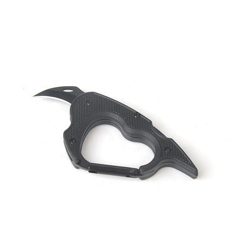 Hot multifunctional flashlight folding carabiner knife