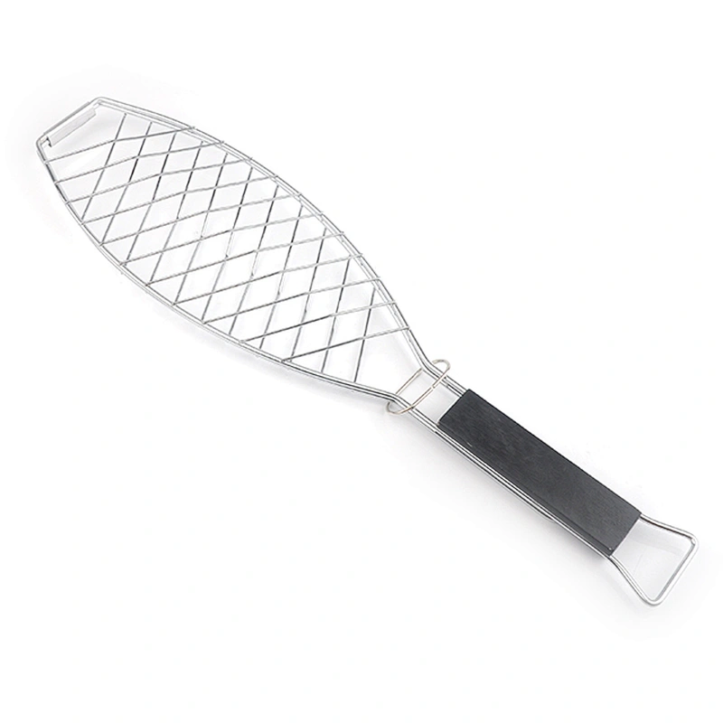 Food grade novelty portable outdoor bbq wire fish grill for Barbecue tools