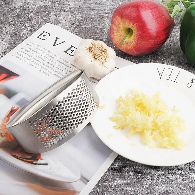New design hot selling easy to use stainless steel garlic press