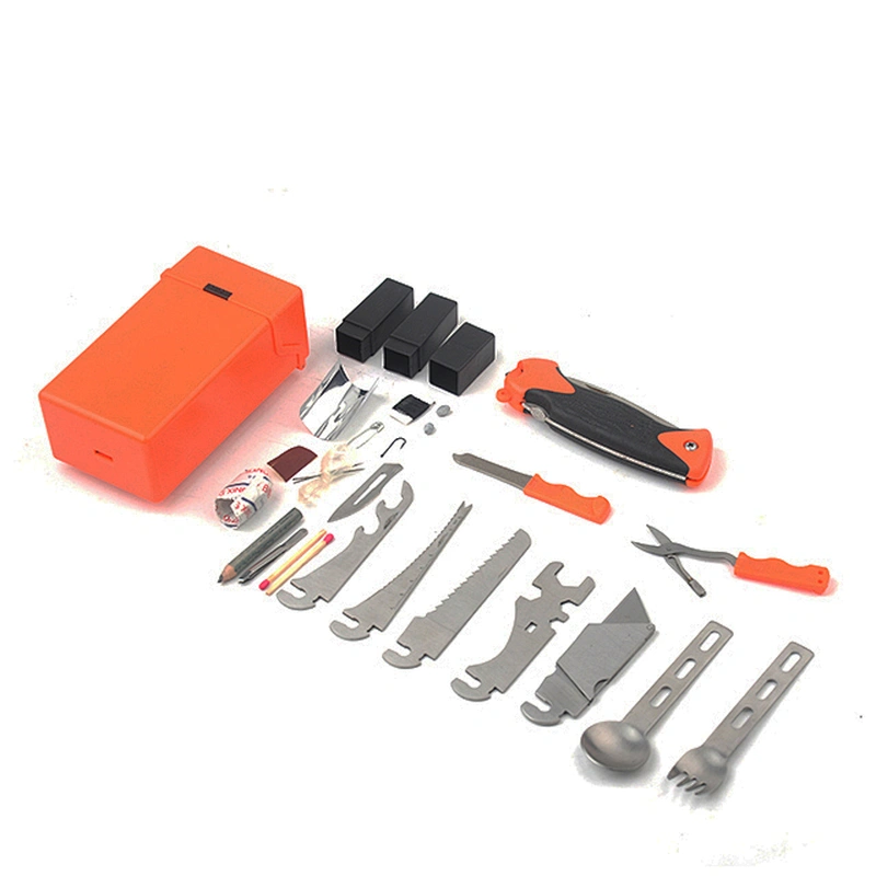 Hot selling  outdoor survival camping kit outdoor emergency survival kit