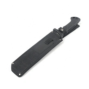 Multi Purpose Stainless Steel  Outdoor Survival Hunting Machete with Saw Hook