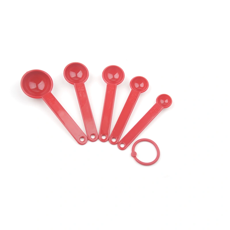 Set of 5pcs Creative Colorful Plastic Measuring Spoons